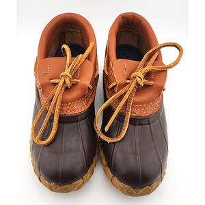 Cabela's Steel Shank Leather And Rubber Water Proof Duck Shoes Women's Size 6